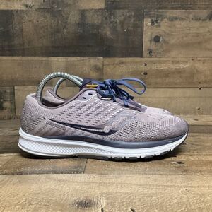 Saucony womens Ride 13 Running Shoes 9 purple Lace Up Low Top S10580-20